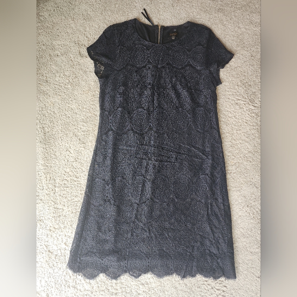 Laundry By Shelli Segal Black Lace Mini Dress - Picture 4 of 8
